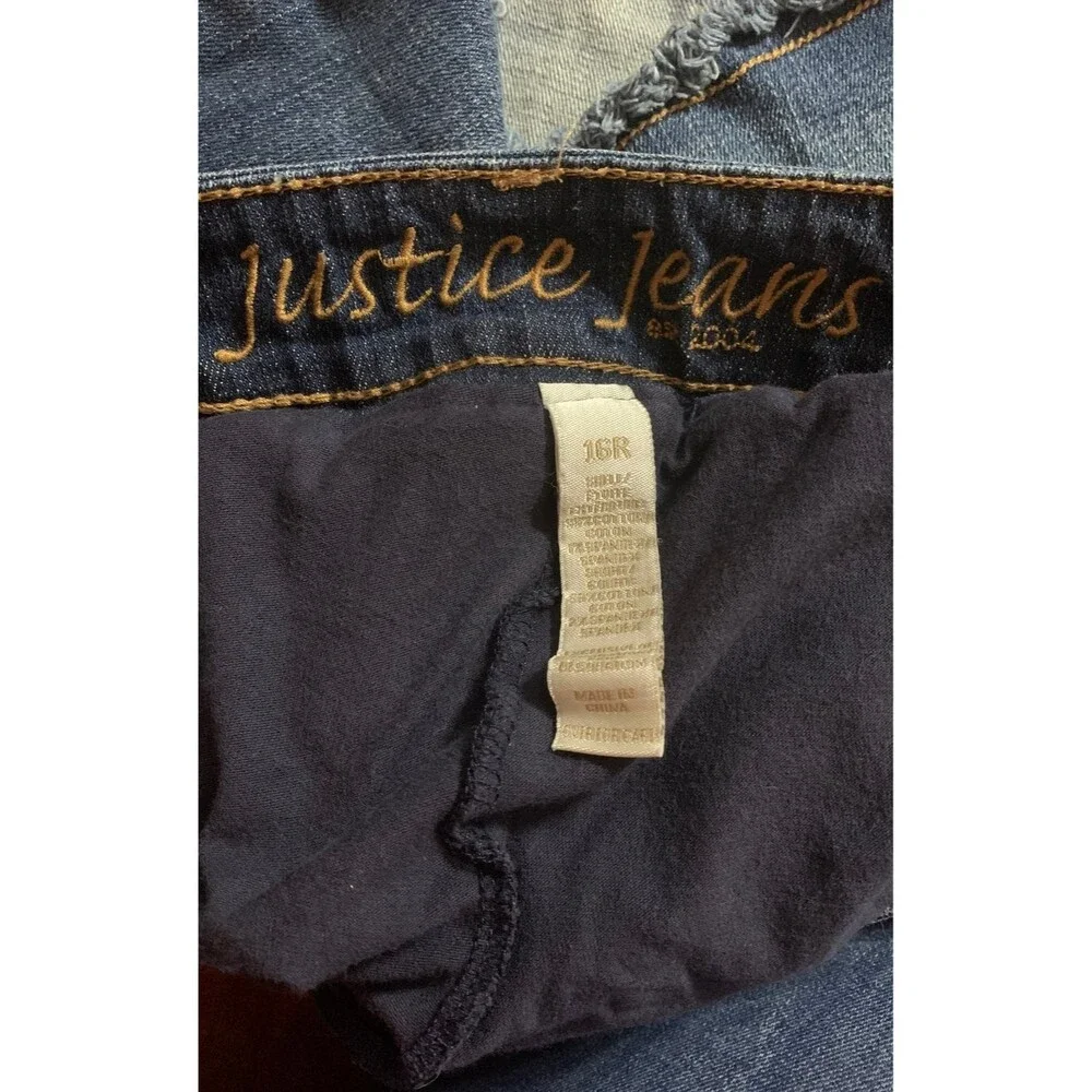 Justice Denim Skirt. Size 16.